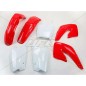 Kit plastique UFO couleur origine rouge/blanc Honda CR125R/250R Kit plastique UFO couleur origine rouge/blanc Honda CR125R/250R