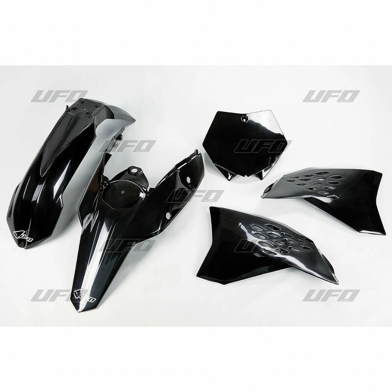 Kit plastique UFO noir KTM Kit plastique UFO noir KTM