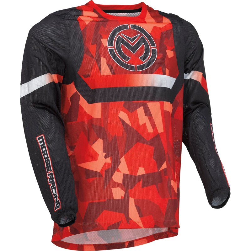 JERSEY SAHARA RD/BK XL
