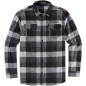 FLANNEL FELLER BK/GY SM