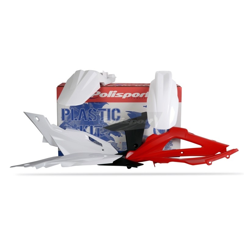 Kit plastique POLISPORT couleur origine Husqvarna Kit plastique POLISPORT couleur origine Husqvarna