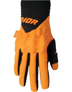 GLOVE REBND FLO OR/BK MD