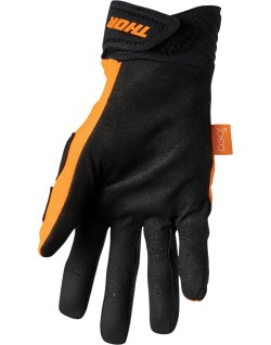 GLOVE REBND FLO OR/BK MD