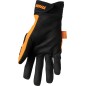GLOVE REBND FLO OR/BK LG