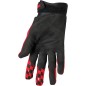 GLOVE DRAFT RED/BLACK SM
