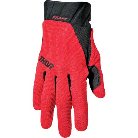 GLOVE DRAFT RED/BLACK MD