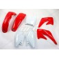 Kit plastique UFO couleur origine rouge/blanc Honda CRF450R Kit plastique UFO couleur origine rouge/blanc Honda CRF450R