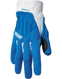 GLOVE DRAFT BLUE/WHITE MD