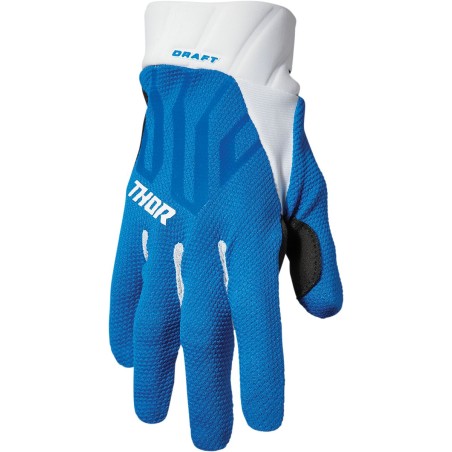 GLOVE DRAFT BLUE/WHITE MD