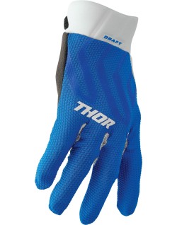 GLOVE DRAFT BLUE/WHITE MD