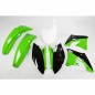Kit plastique UFO couleur origine vert/noir Kawasaki KX250F Kit plastique UFO couleur origine vert/noir Kawasaki KX250F