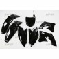 Kit plastique UFO noir Kawasaki KX250F Kit plastique UFO noir Kawasaki KX250F