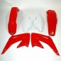Kit plastique UFO couleur origine rouge/blanc Honda CR125R/250R Kit plastique UFO couleur origine rouge/blanc Honda CR125R/250R