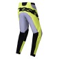 PANT RACER VEIL GRAY/YELLOW 34