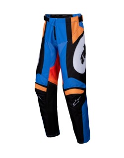 PANT YTH RACER MELT ORANGE/BLU