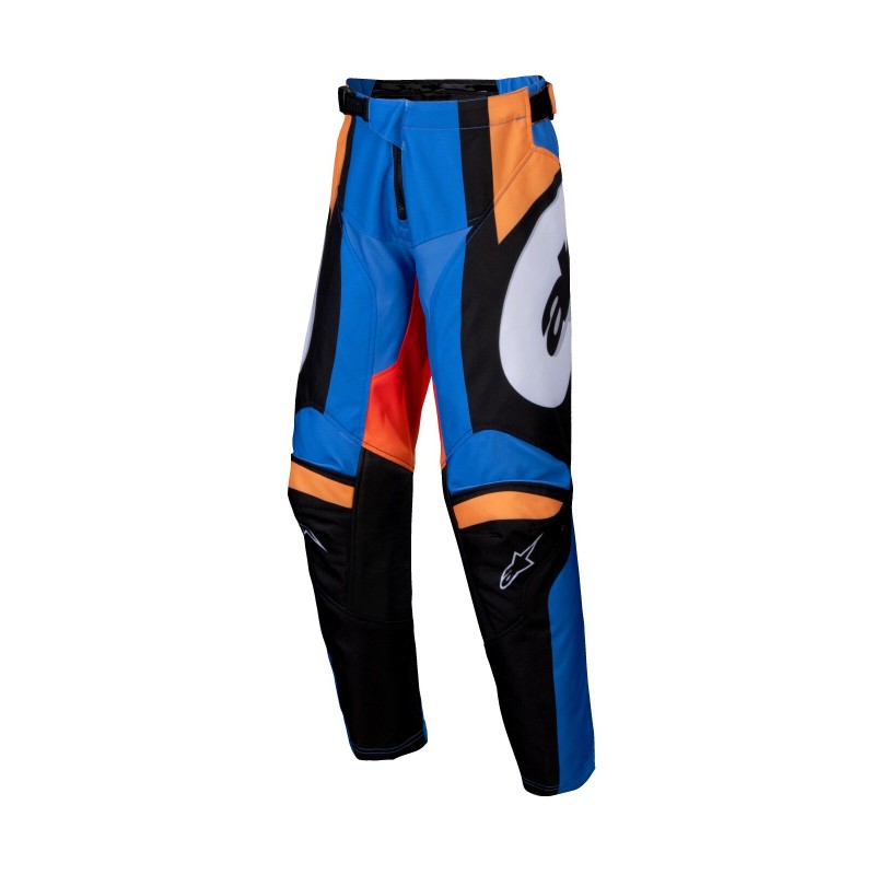 PANT YTH RACER MELT ORANGE/BLU