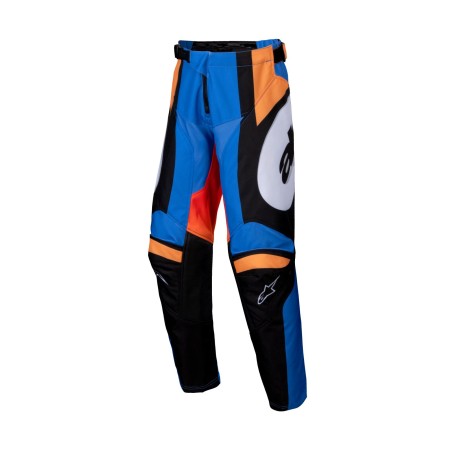 PANT YTH RACER MELT ORANGE/BLU