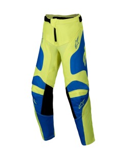 PANT YTH RACER VEIL YELLOW/BLU