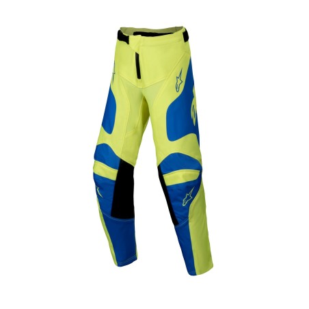 PANT YTH RACER VEIL YELLOW/BLU
