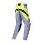PANT YTH RACER VEIL GRAY/YELLO