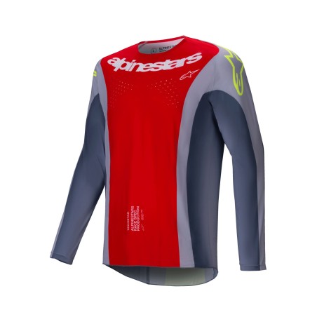 JERSEY TECHSTAR MELT RED/GRAY 