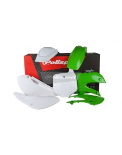 Kit plastique POLISPORT couleur origine (13-14) Kawasaki KX65