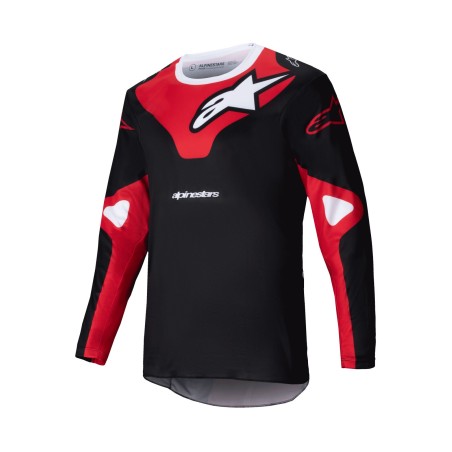 JERSEY RACER VEIL BLACK/RED 2X