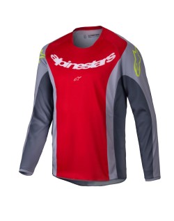 JERSEY YTH RACER MELT RED/GRAY