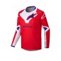 JERSEY YTH RACER VEIL RED/WHIT