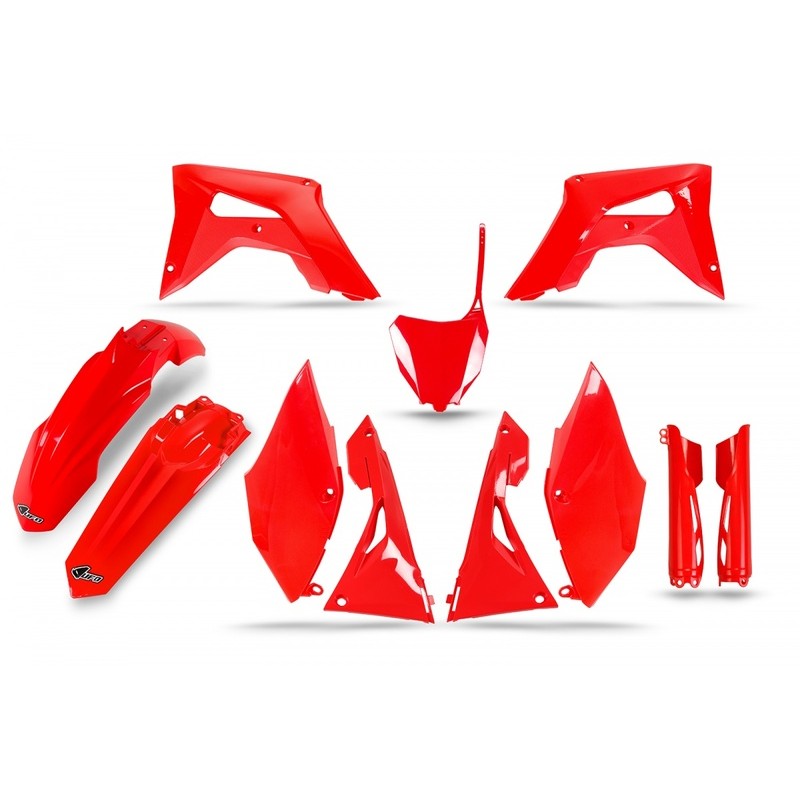 Kit plastiques UFO rouge - Honda Kit plastiques UFO rouge - Honda