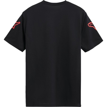 TEE SS PERF SHOULDERED BLK M