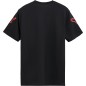 TEE SS PERF SHOULDERED BLK M