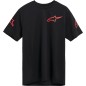 TEE SS PERF SHOULDERED BLK M