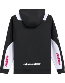 HOODIE ZIP SESSIONS V3 BLK/WHT