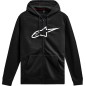 HOODIE ZIP AGELESS V3 BLK/WHT 