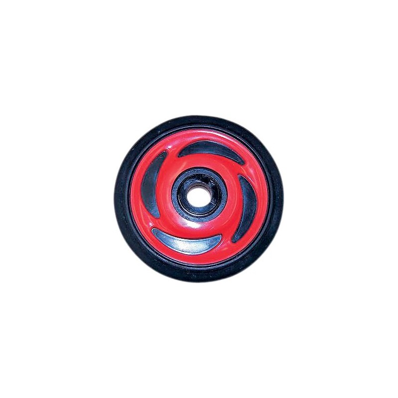 WHEEL POL 5.35" INDY RED
