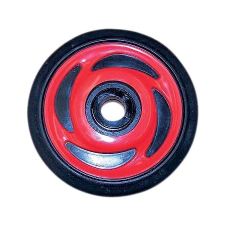 WHEEL POL 5.35" INDY RED