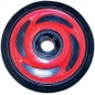 WHEEL POL 5.35" INDY RED