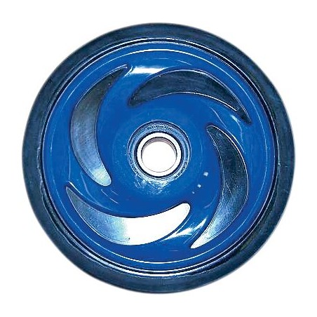 WHEEL POL 5.35" INDY BLUE