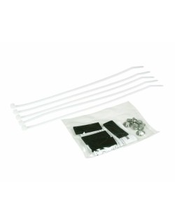Protège cadre RACTECH bi-matières blanc/noir