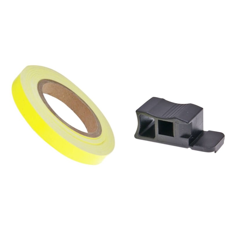 RIM TAPE 6M X 7 MM NEON YELLOW