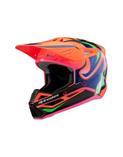 HELMET YTH SM3 DEEGAN OR/PU/PK