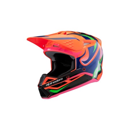 HELMET YTH SM3 DEEGAN OR/PU/PK