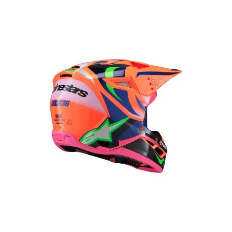 HELMET YTH SM3 DEEGAN OR/PU/PK