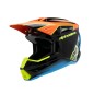 HELMET YTH SM3 FRAY BLK/OR/YL 