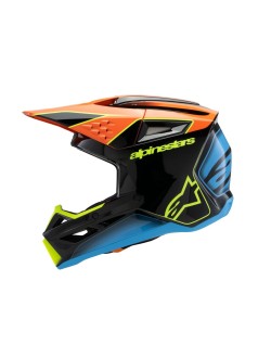 HELMET YTH SM3 FRAY BLK/OR/YL 