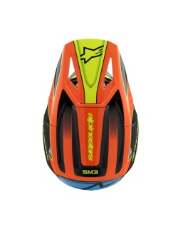 HELMET YTH SM3 FRAY BLK/OR/YL 