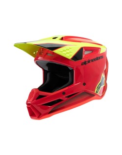 HELMET YTH SM3 FRAY RD/YL/BK Y