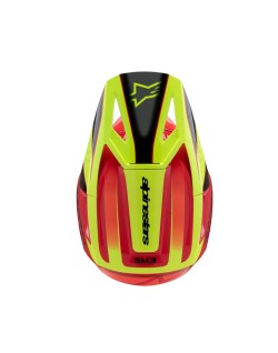 HELMET YTH SM3 FRAY RD/YL/BK Y