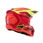 HELMET YTH SM3 FRAY RD/YL/BK Y